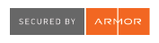 Secured by Armor logo Orange Light 380x70