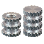Series 63 and 65 Aluminum Blind-End Molded-In Inserts